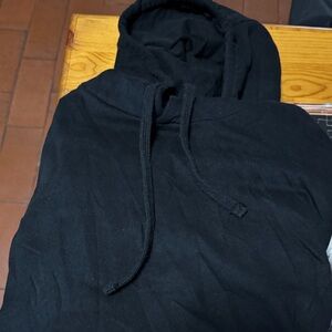 Essentials Black Hoodie for Men
